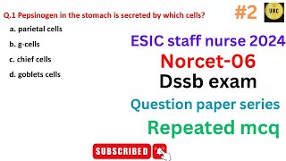 Norcet exam preparation I Aiims Norcet 2024 I Aiims Norcet questions and answers  ESIC NORCET6 [upl. by Hannavas]