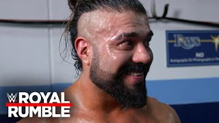 Andrade cant wait to show everyone who he is Royal Rumble 2024 exclusive [upl. by Mall]