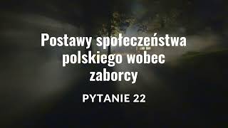 Postawy społeczeństwa polskiego wobec zaborcy  Dziady cz 3 Matura ustna 2025 [upl. by Arbmik]