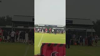 CJ Stroud Handshake and Dance At Texans Training Camp [upl. by Elinet]