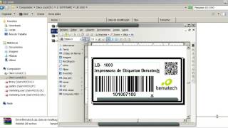 Instalação Bematech LB 1000 emular linguagens ZPL EPL [upl. by Oicram]