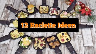 12 RACLETTE Ideen herzhaft und süß Pfännchen Rezepte von Lieblingsgeschmack [upl. by Nottarts]