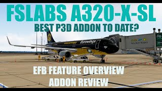 FSLABS A320XSL  EFB Feature Overview amp Addon Review  The sharks are among us [upl. by Hanah]