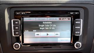 How To Stream Bluetooth Audio with the VW Premium VIII Stereo [upl. by Ferguson]