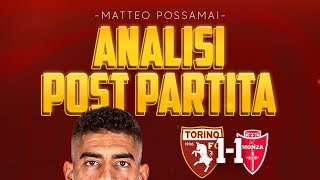 ANALISI POST PARTITA TORO  MONZA 11 [upl. by Burleigh207]