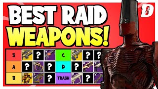 EVERY Raid Weapon RANKED NonSunset Raid Loot PVE Tier List  Destiny 2 Witch Queen [upl. by Laureen]