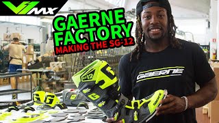 Inside Gaerne Factory  Making SG12 Boots [upl. by Ahsille]