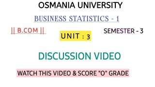 MEAN  MEDIAN DISCUSSION  BUSINESS STATISTICS  1  EXPLANATION  SEM 3 ‎shivanipallela [upl. by Suirtemed313]