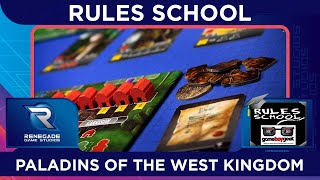 How to Play Paladins of the West Kingdom Rules School with the Game Boy Geek [upl. by Uria]