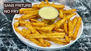 FRITES MAISON ULTRA CROUSTILLANTES SANS FRITURE 🍟 Je ne les ferais plus jamais frire 🙅🏻‍♀️ [upl. by Dowd332]