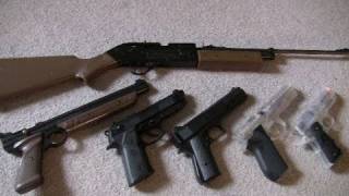 My airgun collection as of 22011 [upl. by Enovad]