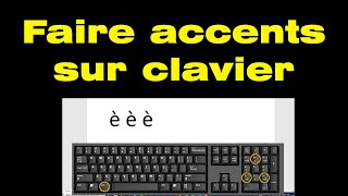 Comment faire les accents sur le clavier [upl. by Liam]