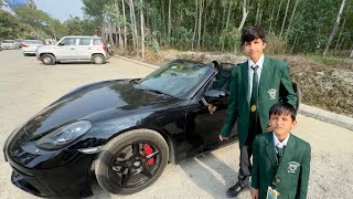 School Se Lene Gaya Piyush Kunali Ko 😍 Super Car Mein [upl. by Drofniw]