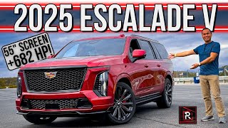 The 2025 Cadillac Escalade V ESV Is An Extra Large amp Luxurious SUV With Insane Tech [upl. by Adnale]