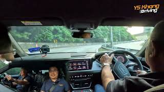 Audi ETron GT RS Quattro  Fully Electric Sports Sedan Shake Down on Genting  YS Khong Driving [upl. by Dietrich996]