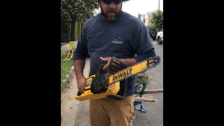 DEWALT 60V 16quot CORDLESS CHAINSAW REVIEW  Should You Buy It [upl. by Halverson]