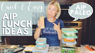 QUICK AND EASY AIP LUNCHES  AIP Lunch Ideas [upl. by Netsirc908]