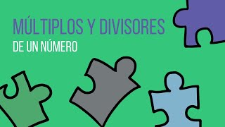 MÚLTIPLOS Y DIVISORES DE UN NÚMERO  MATEMÁTICAS 🔟  1° ESO [upl. by Eva]