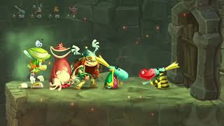 Rayman Legends 4 Players 7 Teensies Trouble How To Shoot Your Dragon [upl. by Ahsemed]