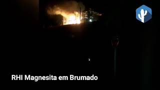 Forno da RHI Magnesita explodiu em Brumado [upl. by Nueoras]