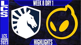 TL vs DIG Highlights  LCS Spring 2023 W8D1  Team Liquid vs Dignitas [upl. by Moretta]