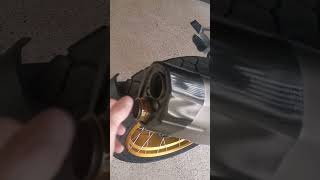 R1250GS AKRAPOVIC DB KILLER REMOVAL [upl. by Anet664]