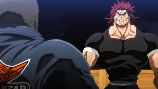 Yujiro vs Kuroki Gensai amp Reinhold vs Oliva  Baki Hanma VS Kengan Ashura [upl. by Kaylee]