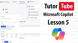 Microsoft Copilot  Lesson 5  Writing Specific Prompts [upl. by Atiker]