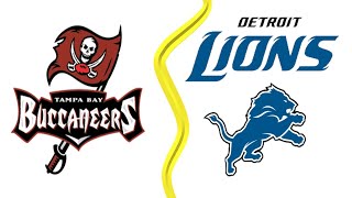 🏈 Detroit Lions vs Tampa Bay Buccaneers NFL Game Live Stream 🏈 [upl. by Avrenim]