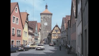 Rothenburg ob der Tauber 1983 archive footage [upl. by Dexter]