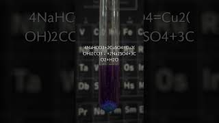 Basic copper carbonate precipitates little by little chemistryexperimentshorts [upl. by Rednijar]