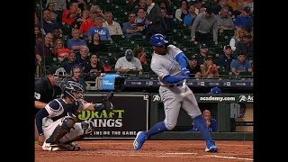 Jorge Soler Home Run Swing Slow Motion 201919 [upl. by Acemat]