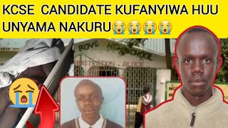 KCSE CANDIDATE KUFANYIWA HUU UNYAMA NA WENZAKE NAKURU 😭😭😭😭😭 [upl. by Stiles]