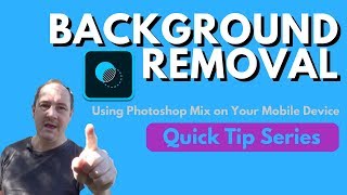 Background Removal using Photoshop Mix  Quick Tip 2 [upl. by Ulphiah]