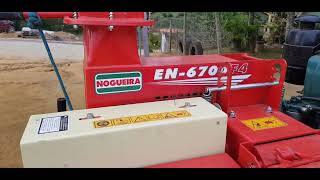 CARRETINHA TRUCADA COM  ensiladeira Nogueira EN6700  motor agrale M790 [upl. by Bigg]