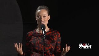 Olivia Wilde at the Global Citizen Festival 2016 [upl. by Mcclimans]