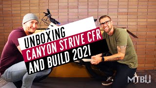 Canyon Strive CFR 2021 UNBOXING and BUILD [upl. by Eittol]