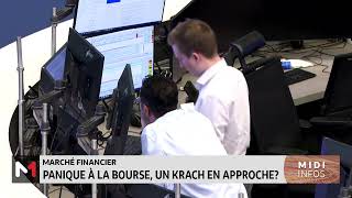 Marché financier  Panique à la bourse un krach en approche [upl. by Liberati496]