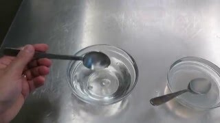 Tests water  xanthan gum from 1 to 8 [upl. by Erie]