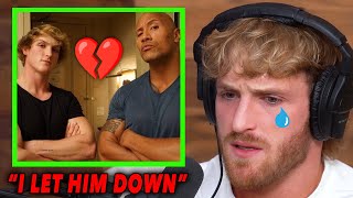 Logan Pauls Emotional Fall Out w The Rock [upl. by Anirtap]