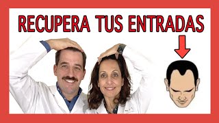 🟣DESCUBRE cómo RECUPERAR ENTRADAS sin injerto capilar  Evita el trasplante y la alopecia [upl. by Bricker]