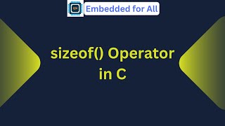 sizeof operator in C [upl. by Darline138]