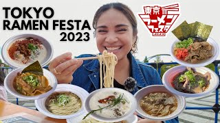 Tokyo Ramen Festa Japans biggest ramen festival You will crave for ramen after watching Haha [upl. by Otsugua]