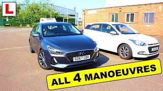 ALL THE UK DRIVING TEST MANOEUVRES A Quick Recap [upl. by Ruhnke]