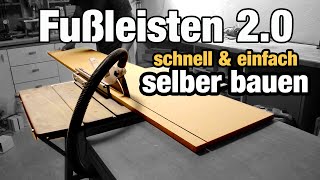 Fußleisten mit einfachsten Mitteln selber bauen [upl. by Shane749]