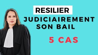 Comment résilier judiciairement un bail dhabitation devant le Juge [upl. by Eilhsa512]