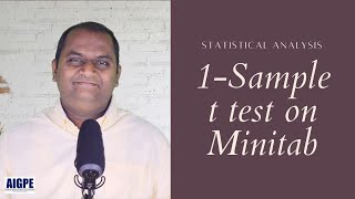 1 Sample t test on Minitab  Statistical Analysis  Hypothesis Testing  Easy Steps [upl. by Hampton]