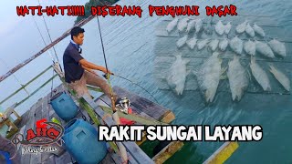 BAHAYA RAKIT NI Boleh buat tak tidur malam  Mancing rakit johor [upl. by Tiernan]