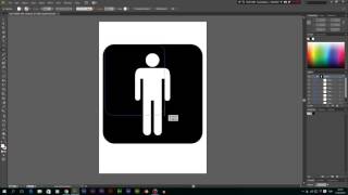 Illustrator Ders  Basit Piktogram Yapımı [upl. by Yoho]