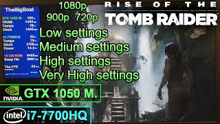 Rise of the Tomb Raider on Lenovo Legion Y520  NVIDIA GTX 1050 Mobile Intel Core i77700HQ [upl. by Sebbie407]